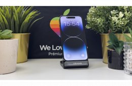  iPhone 14 Pro 256GB Fekete, Független - Számla, 1ÉV Garancia 