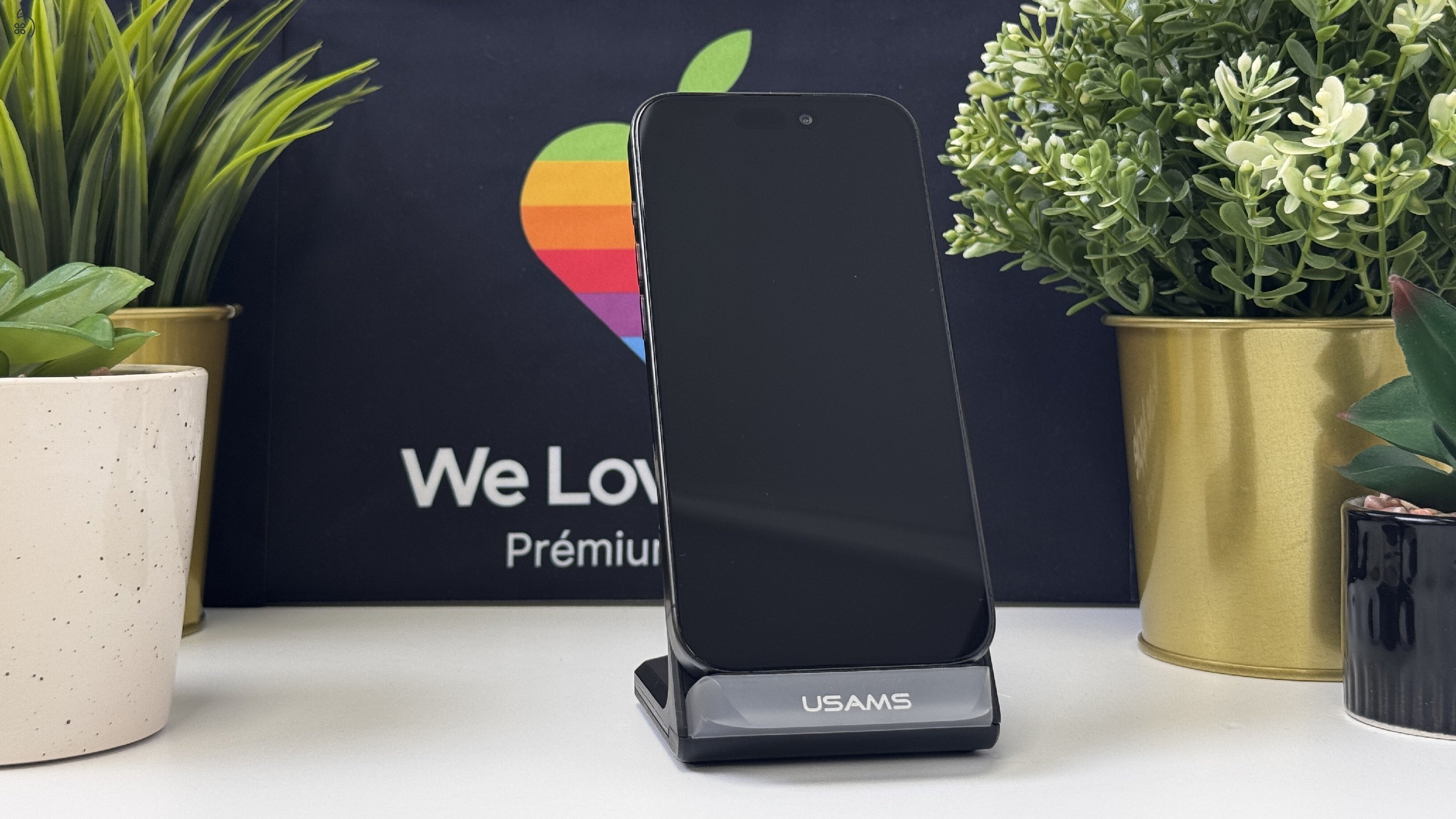 iPhone 15 Pro 128GB Fekete Titán, Független - Számla, 1ÉV Garancia
