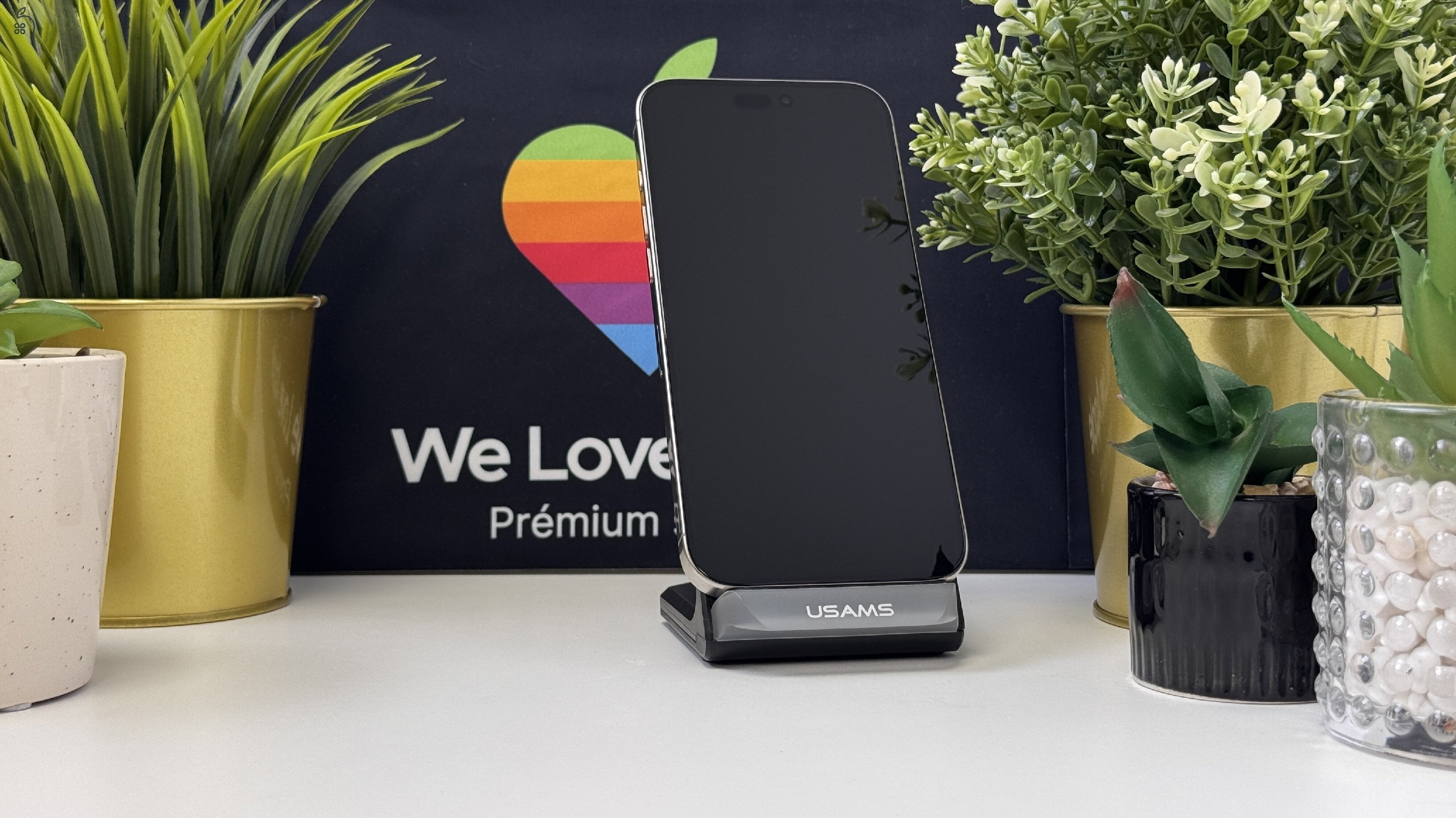 iPhone 16 Pro Max 256GB Natúr Titán, Független - Számla, 1ÉV Garancia