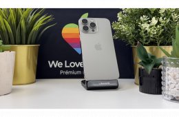 iPhone 16 Pro Max 256GB Natúr Titán, Független - Számla, 1ÉV Garancia
