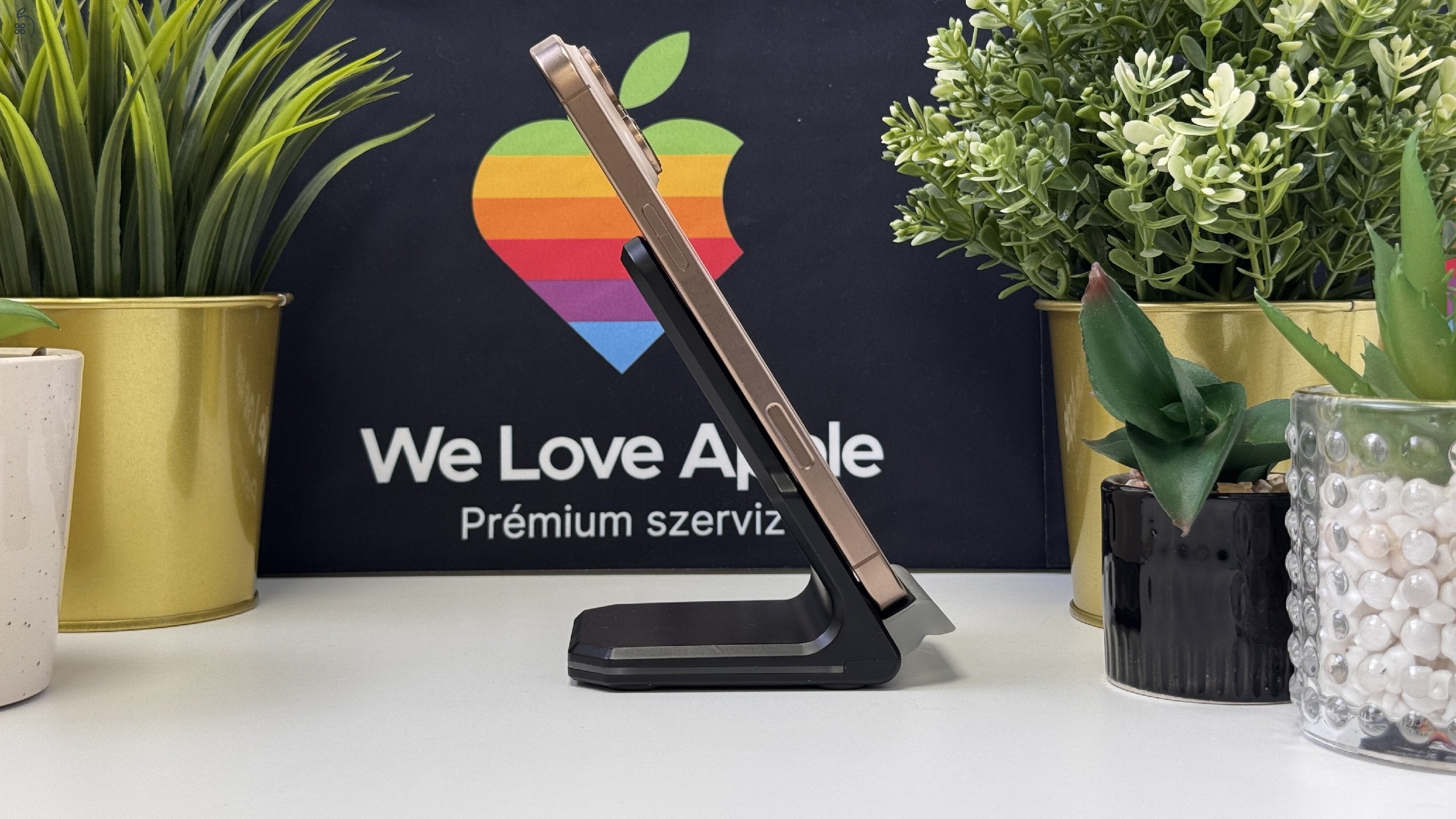  iPhone 16 Pro Max 512GB Desert Titán, Független - Számla, 1ÉV Garancia 
