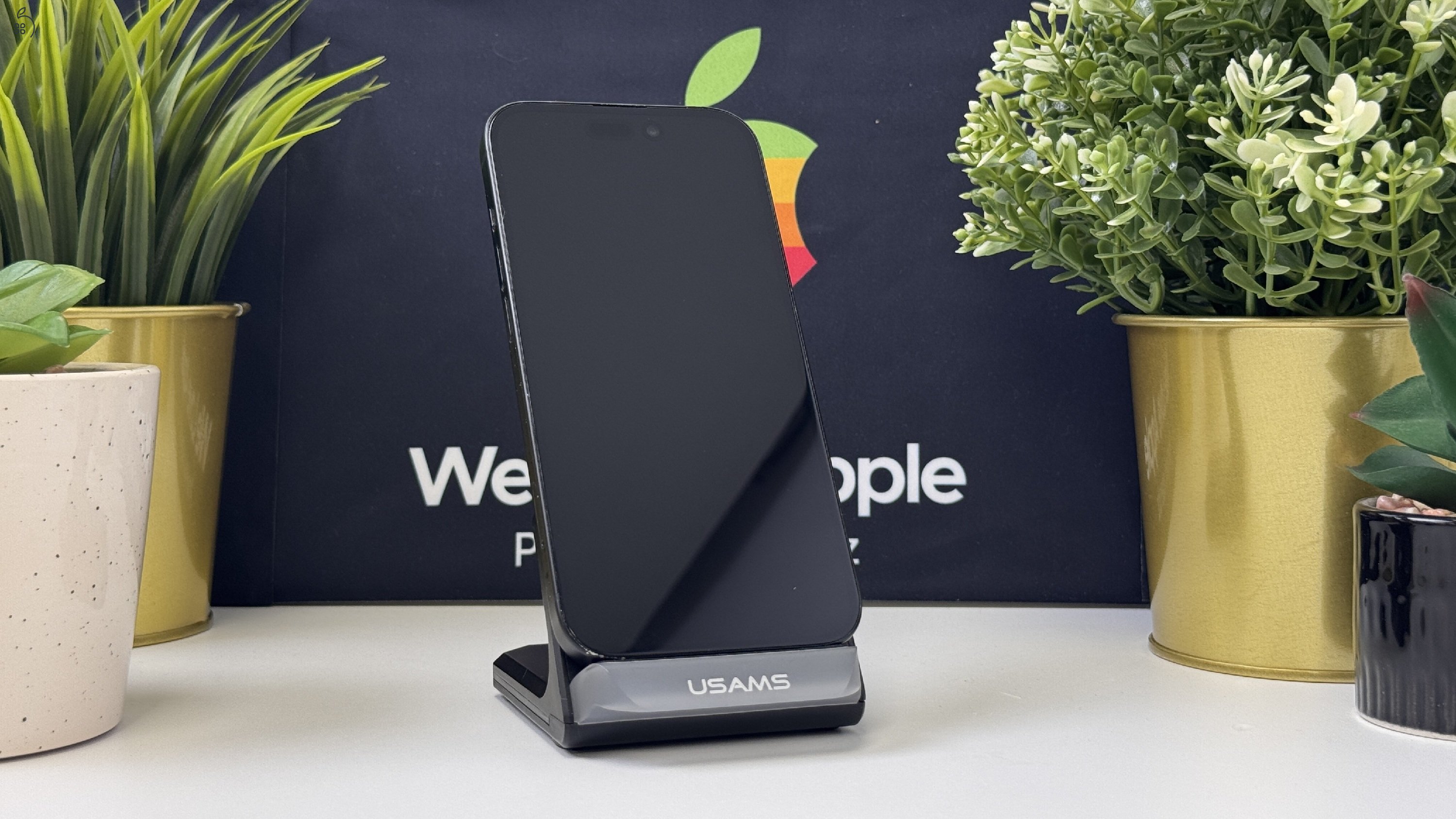  iPhone 15 128GB Fekete, Független - Számla, 1ÉV Garancia 