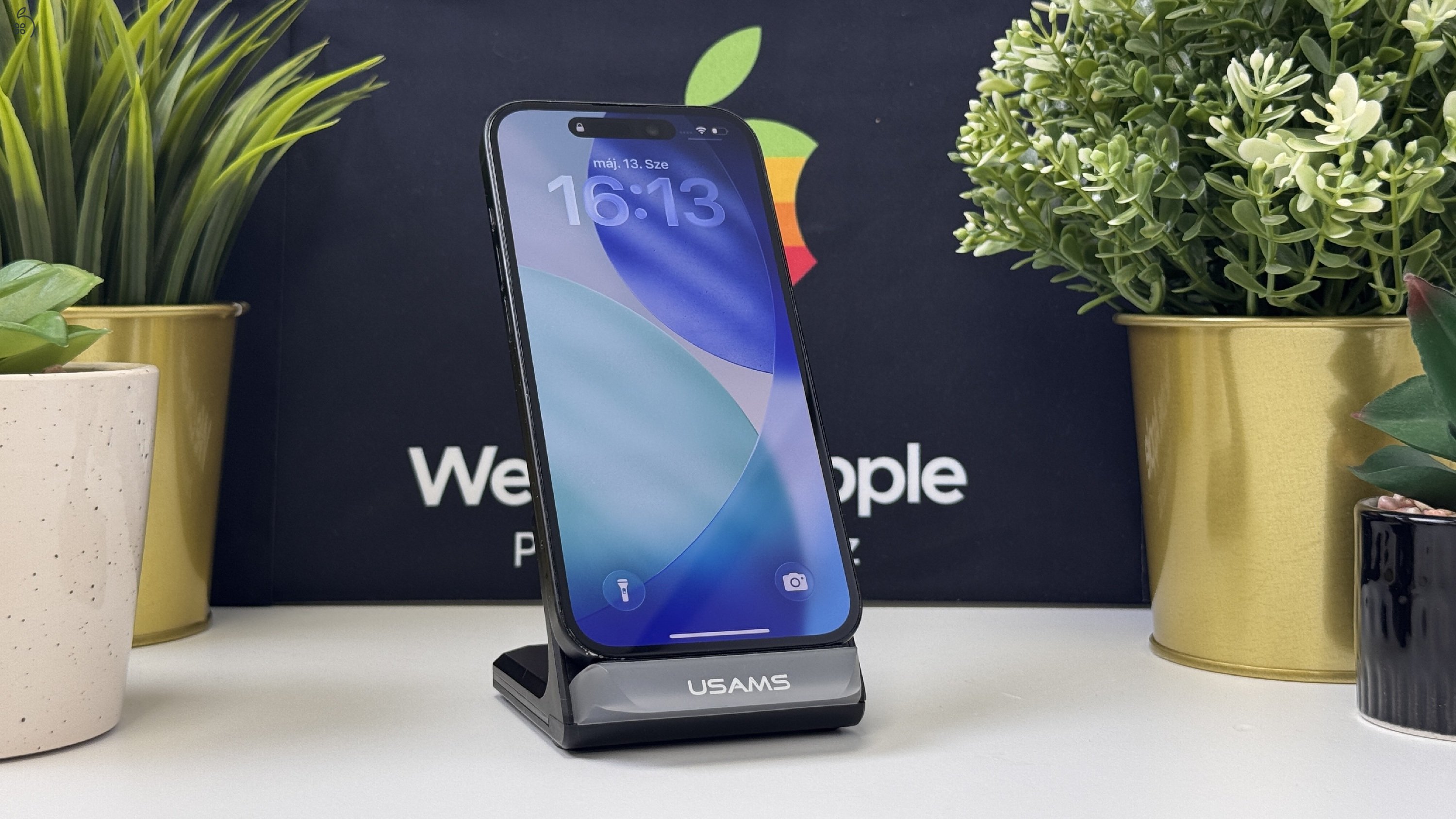  iPhone 15 128GB Fekete, Független - Számla, 1ÉV Garancia 