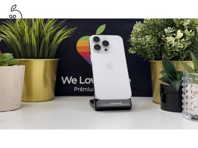  iPhone 14 Pro 256GB Fehér, Független - Számla, 1ÉV Garancia 