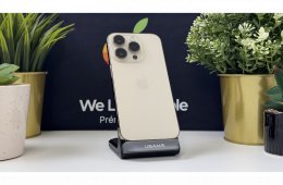  iPhone 14 Pro 128GB Arany, Független - Számla, 1ÉV Garancia 