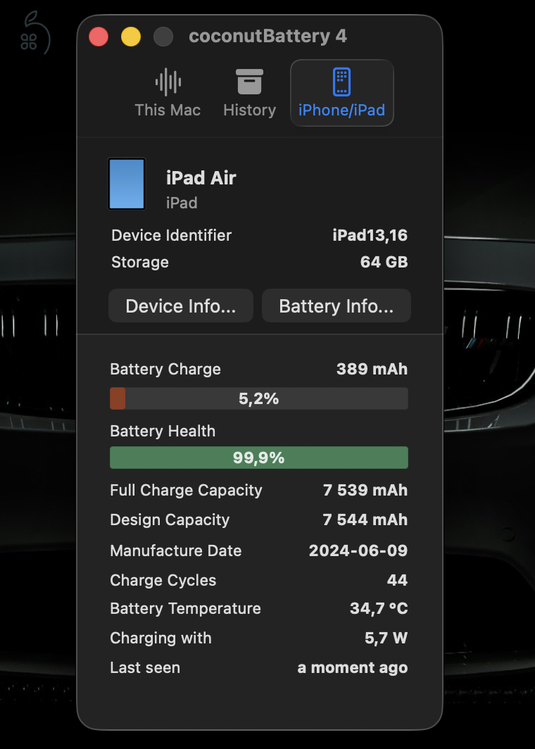 Eladó iPad Air 5 Space Grey 64GB wifi + ceruza