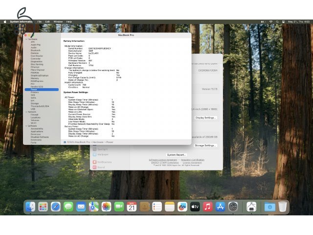 MacBook Pro 15'' 2018 16 gb Ram 256 SSD Touchbar Space Gray