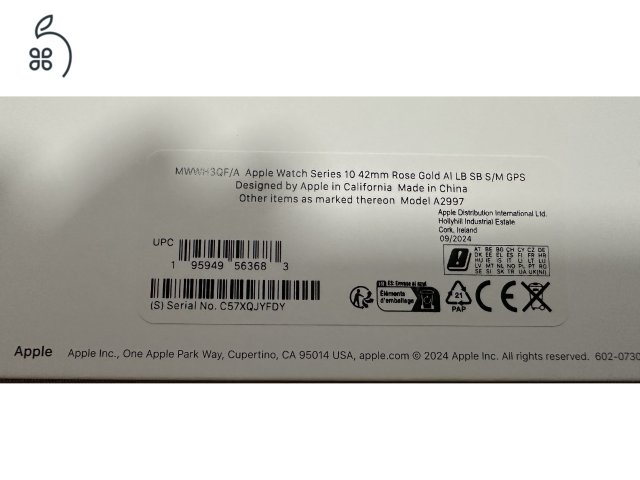 Apple Watch Series 10 GPS 42mm – Rose Gold Aluminium Case