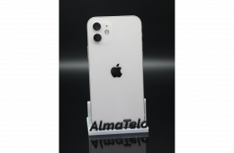 Apple iPhone 12 128 GB White 100% akku - 12 HÓ GARANCIA