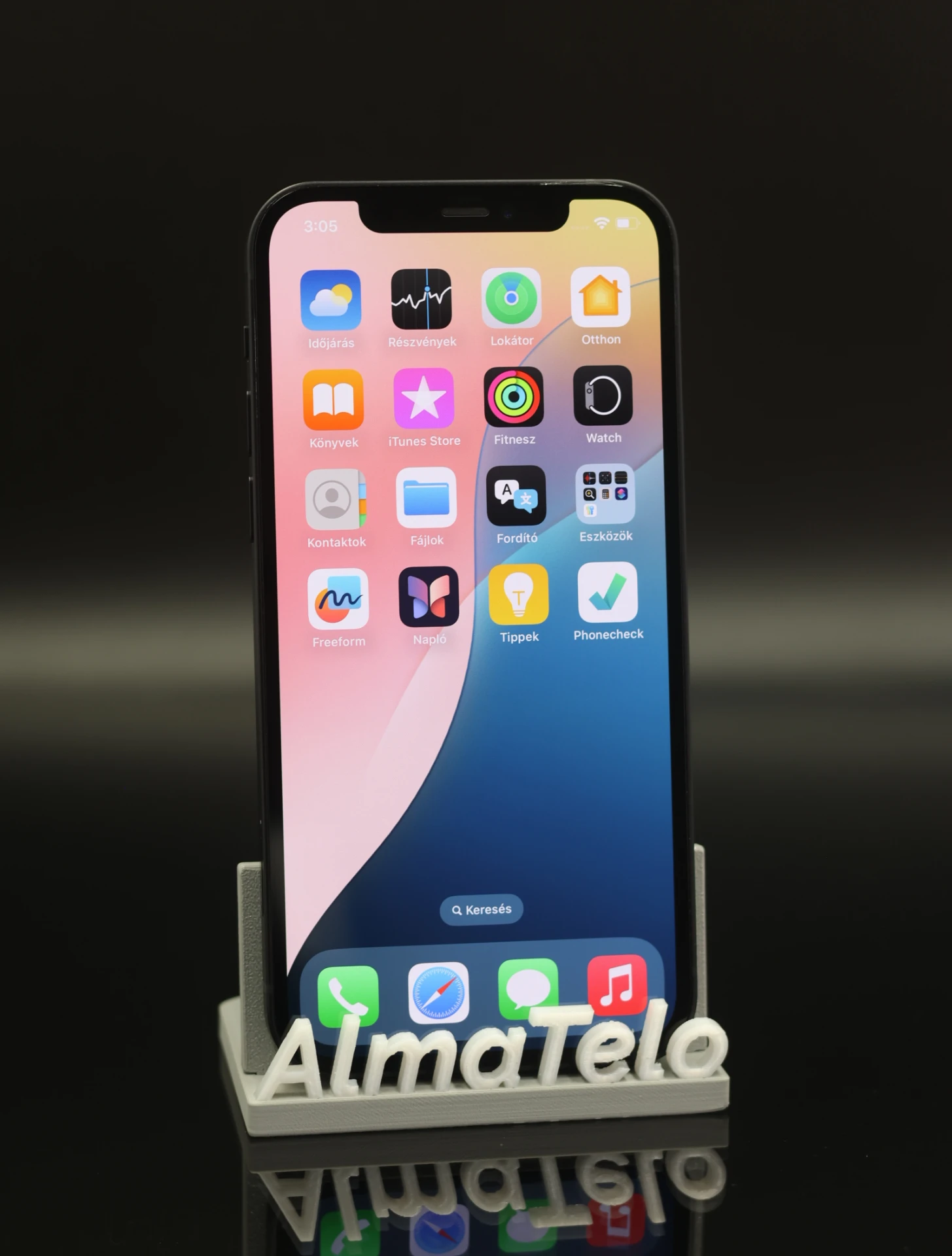 Apple iPhone 12 128 GB Black 100% akku - 12 HÓ GARANCIA
