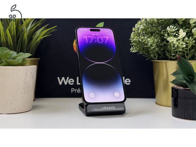  iPhone 14 Pro Max 512GB Asztrofekete, Független - Számla, 1ÉV Garancia 