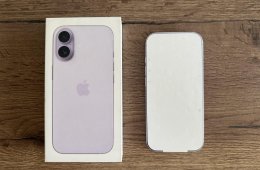 Teljesen ÚJ - iPhone 17 256 GB LEVENDULA Kártyafüggetlen Black 11 HÓ Apple Garancia