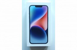 Vadonatúj, BONTATLAN iPhone 14 256GB - Blue (Kék) Érintetlen gyári fóliában!