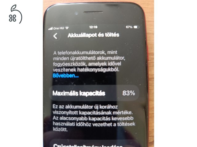 Iphone SE (2020) 256 GB, piros eladó