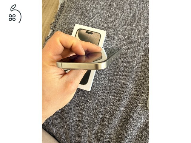iPhone 15 Pro 128GB – Natural Titanium – Hibátlan állapot