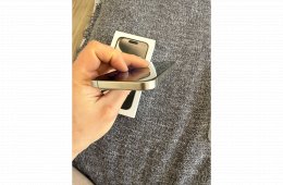 iPhone 15 Pro 128GB – Natural Titanium – Hibátlan állapot