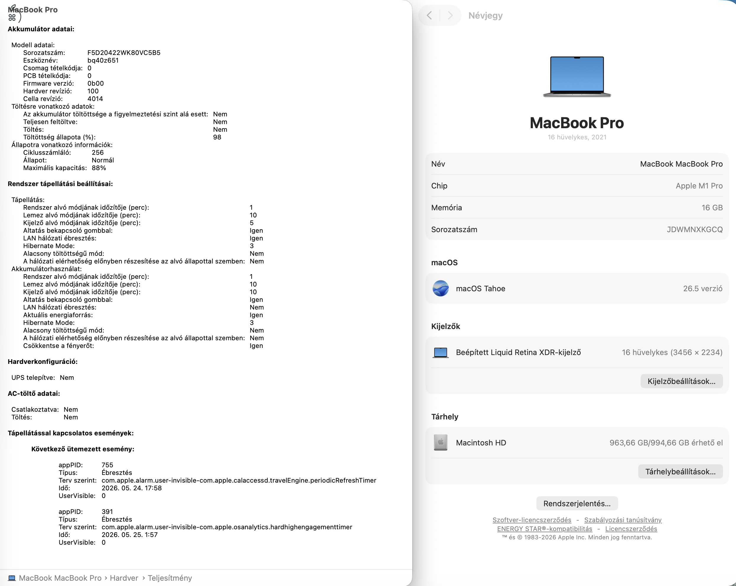 Apple MacBook Pro 2021 16