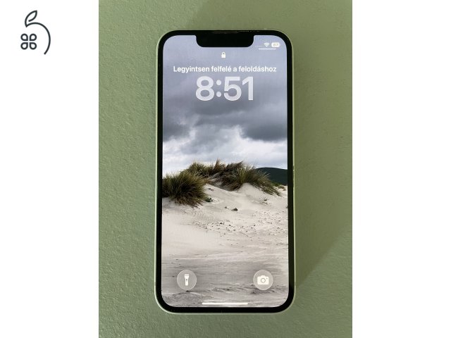 iPhone 13 mini 128GB fehér, sérülésmentes, 85% akku