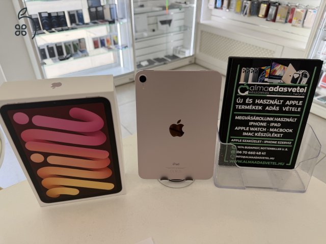 iPad Mini 6 256 GB Wifi Újszerű/1-3 hónap gar./Akku 97%/p4901
