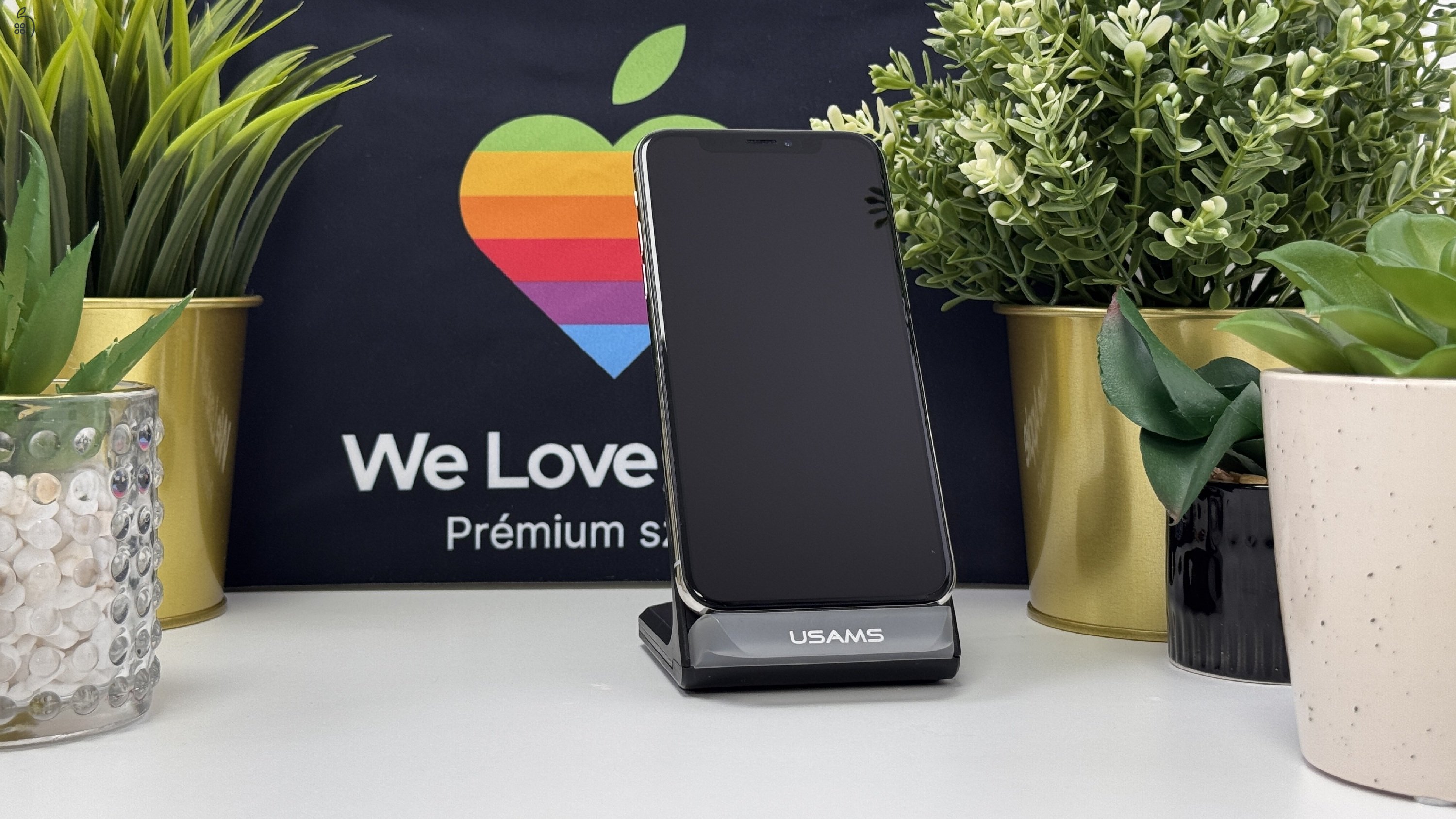 iPhone X 64GB Fehér, Független - 1ÉV Garancia, Számla