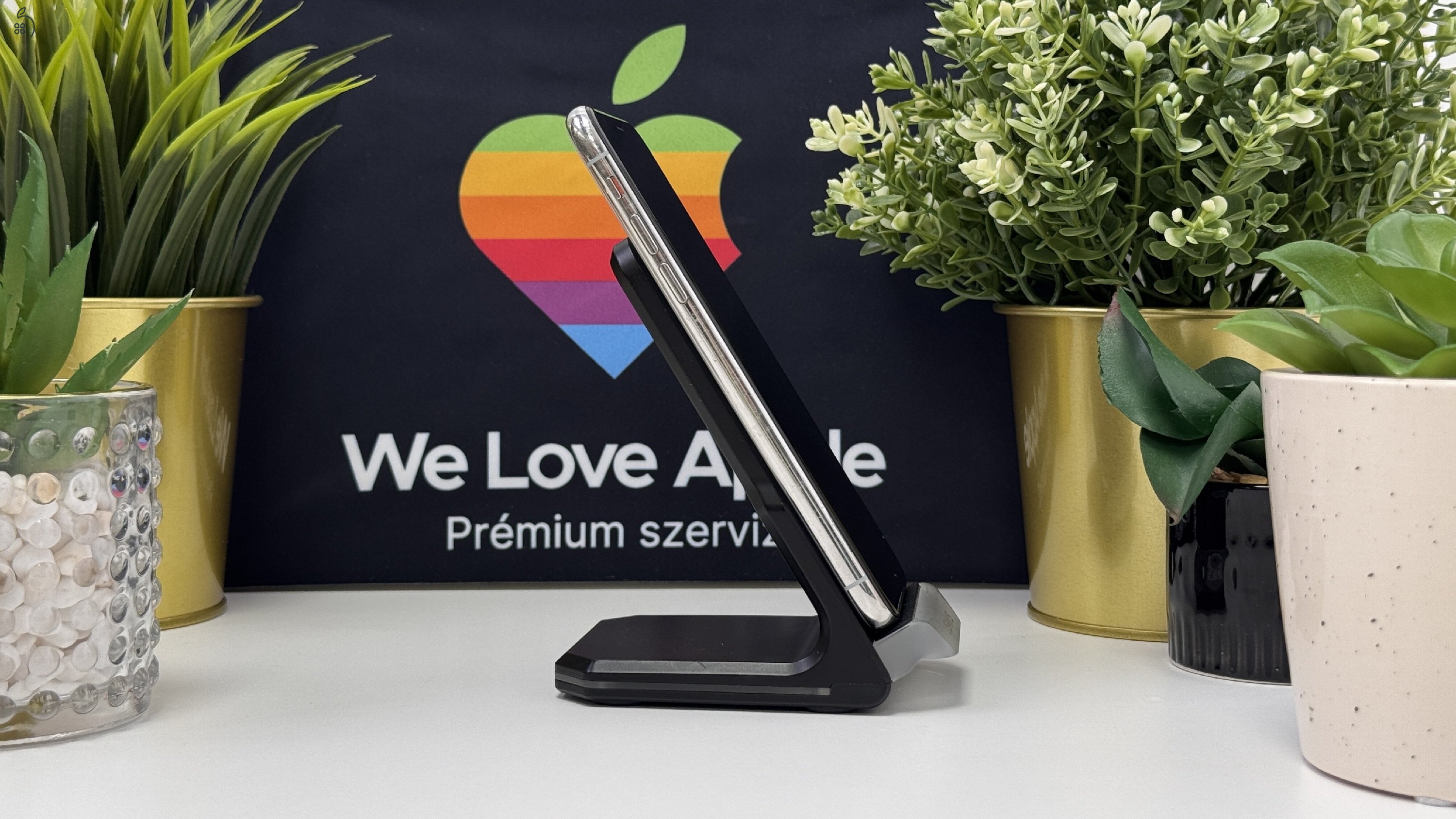 iPhone X 64GB Fehér, Független - 1ÉV Garancia, Számla