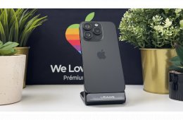 iPhone 15 Pro 128GB Fekete Titán, Független - Számla, 1ÉV Garancia