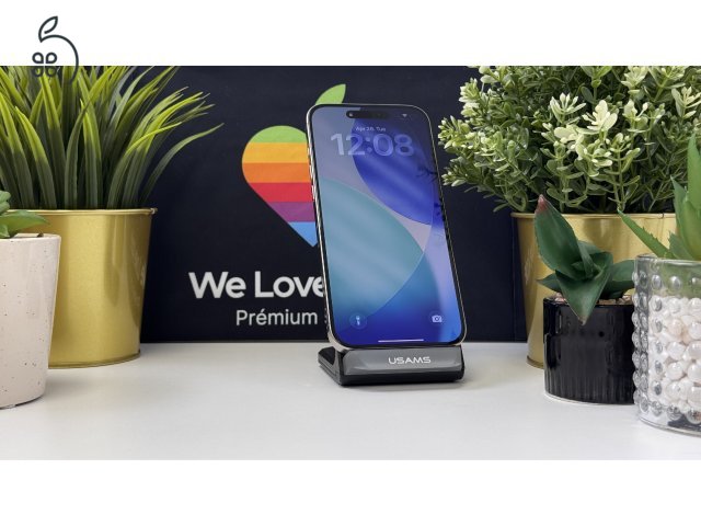 iPhone 16 Pro Max 256GB Natúr Titán, Független - Számla, 1ÉV Garancia