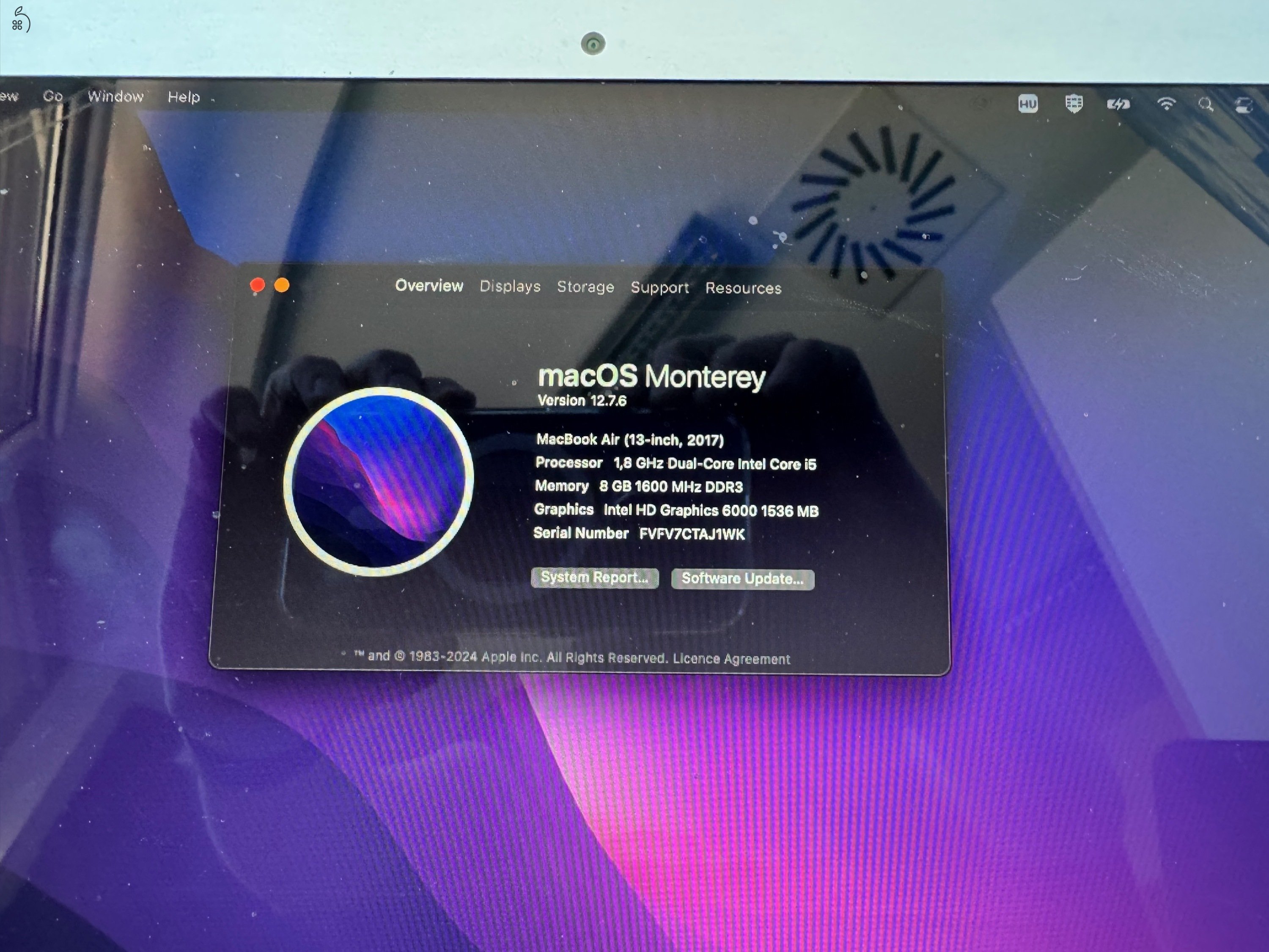 Apple Macbook Air 13 eladó (2017)