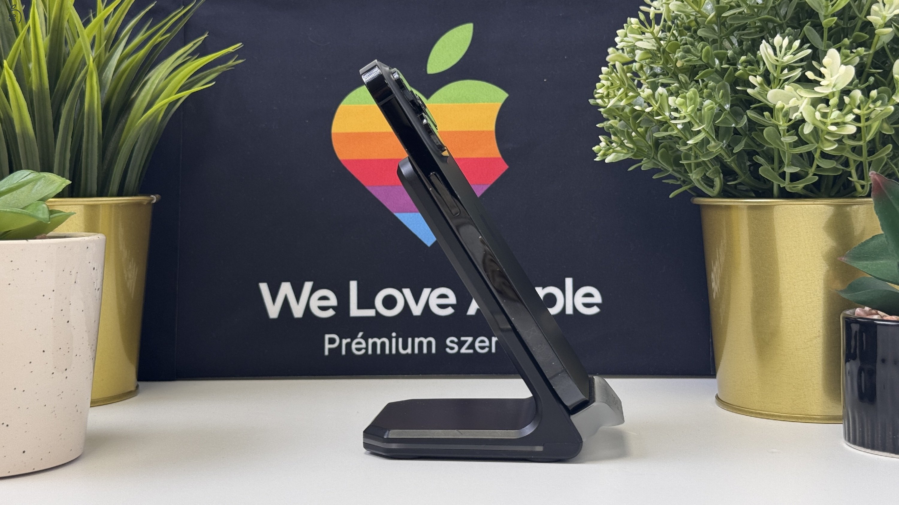 iPhone 14 Pro 128GB Asztrofekete, Független - Számla, 1ÉV Garancia 