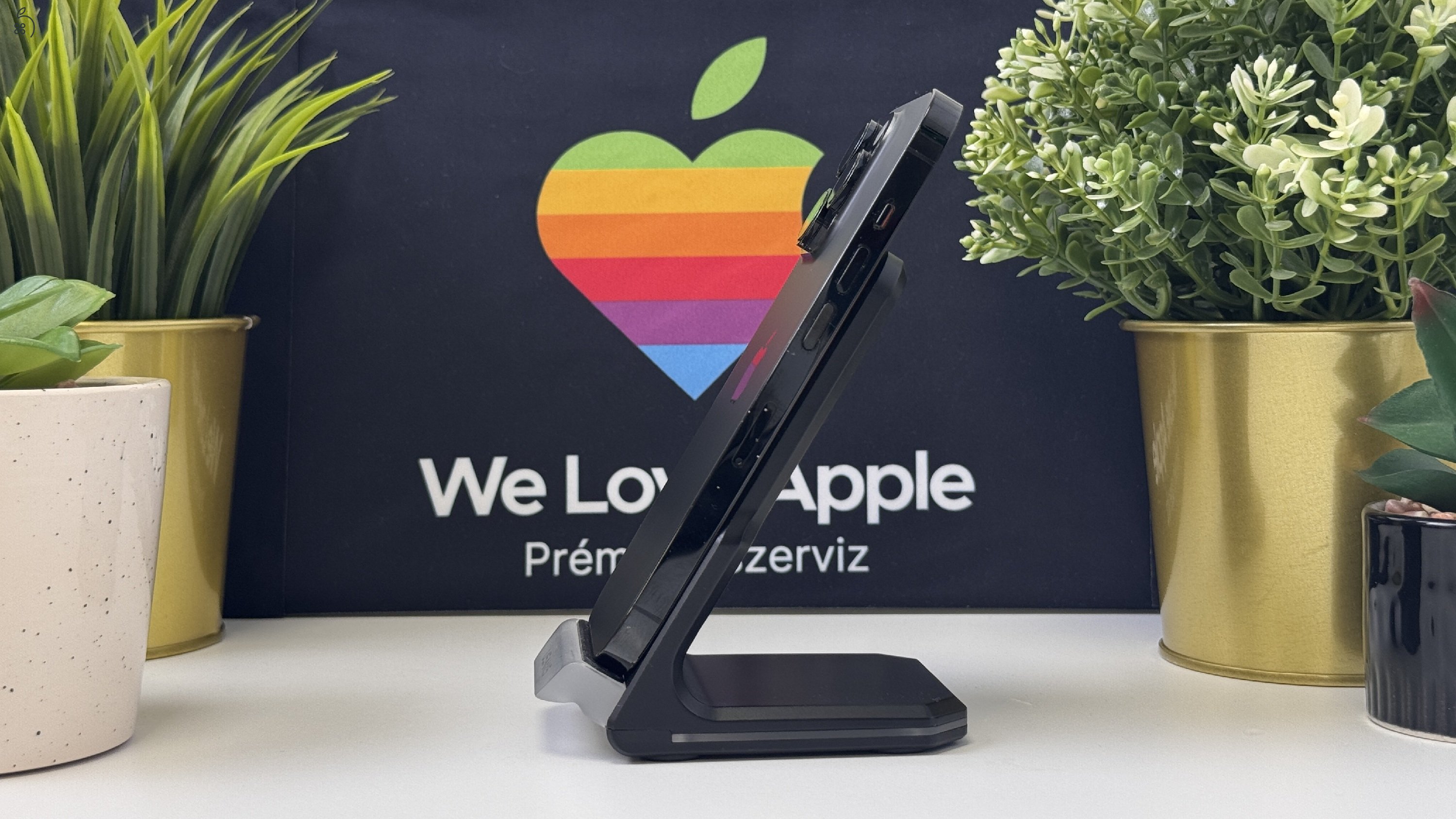  iPhone 14 Pro 128GB Asztrofekete, Független - Számla, 1ÉV Garancia 