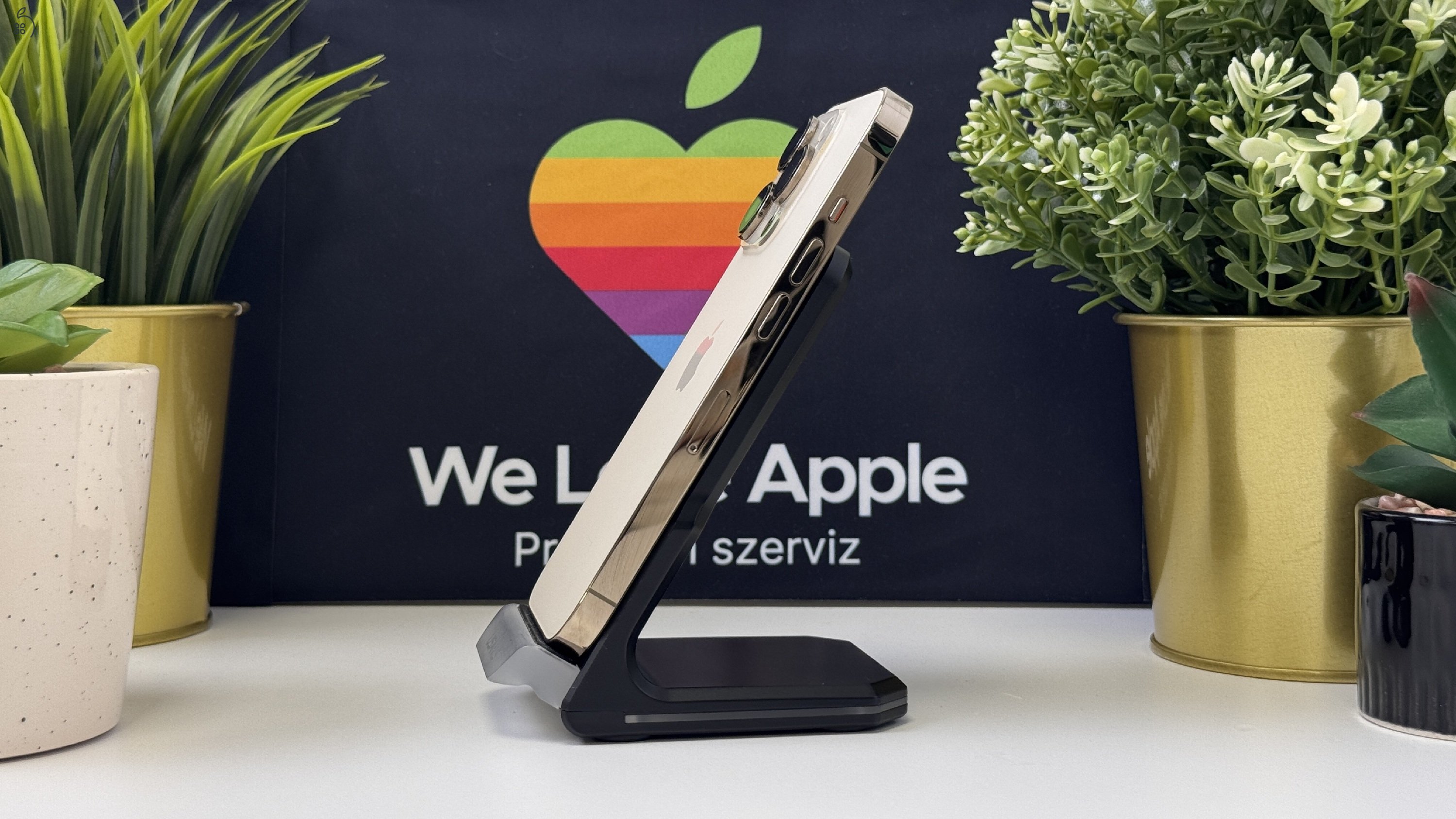  iPhone 14 Pro 128GB Arany, Független - Számla, 1ÉV Garancia 