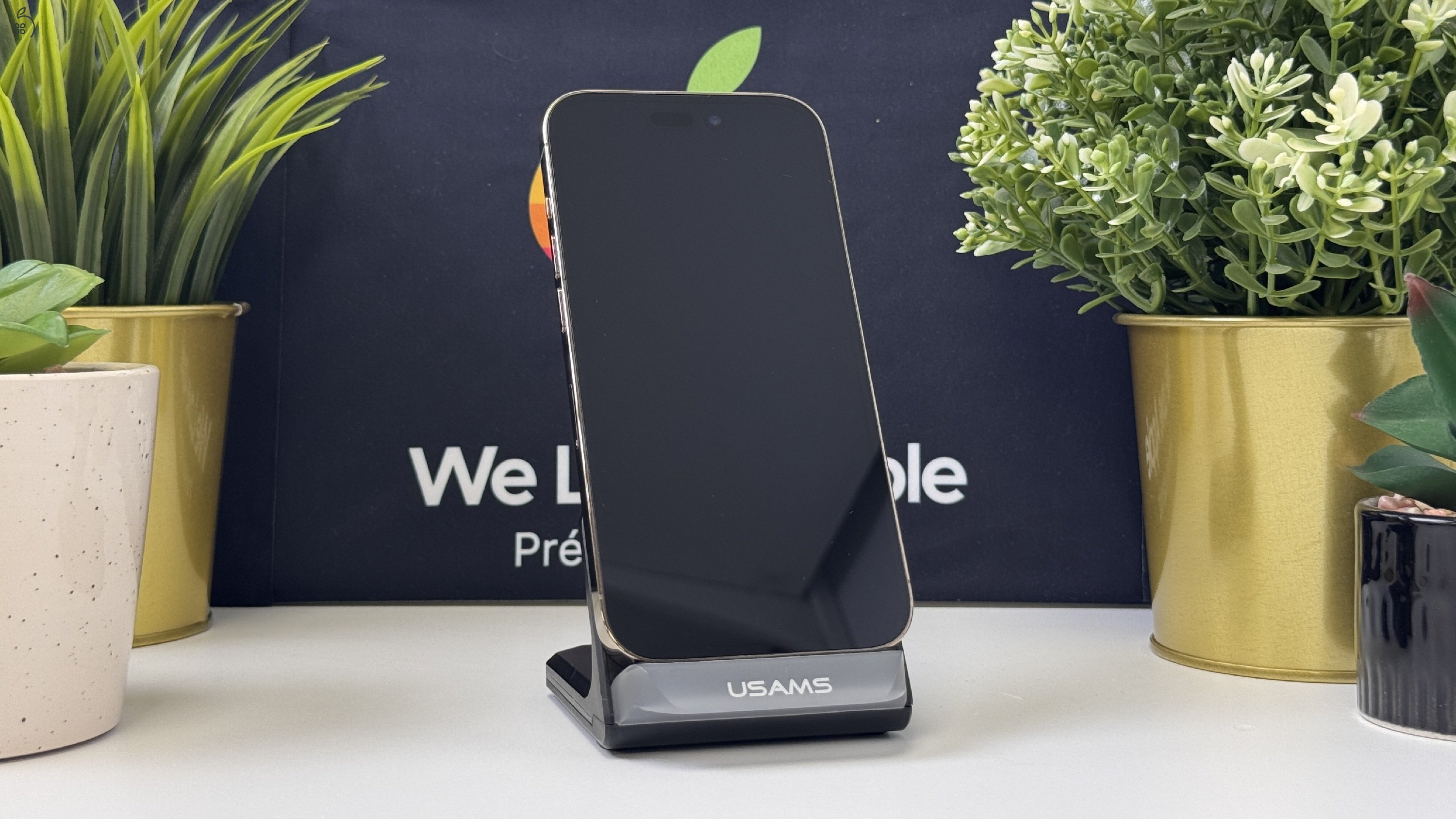 iPhone 14 Pro 128GB Arany, Független - Számla, 1ÉV Garancia 
