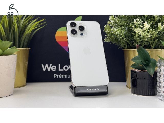 iPhone 14 Pro Max 256GB Ezüst, Független - Számla, 1ÉV Garancia