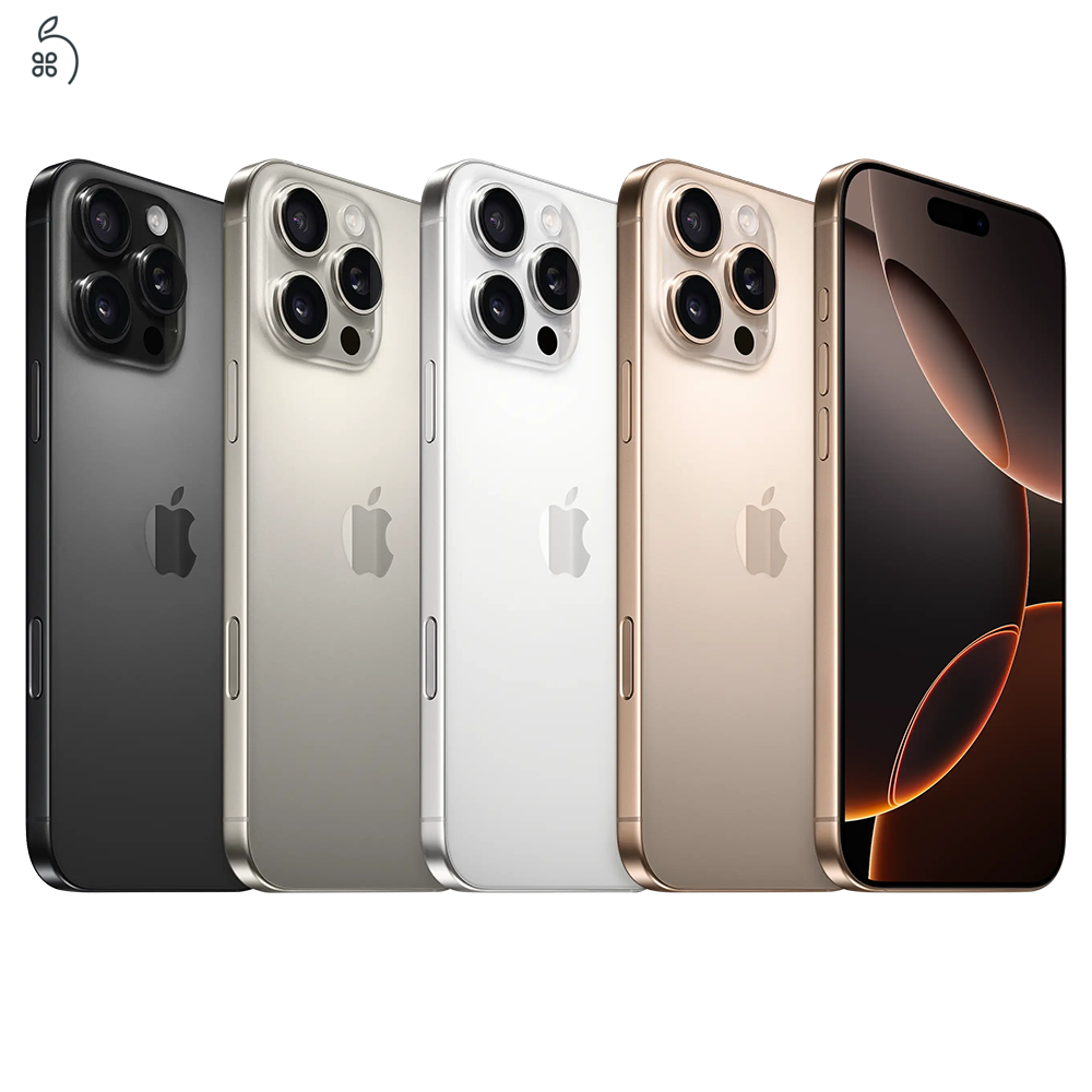  iPhone 16 Pro Max 256GB, 512GB, 1TB Készletről, Garanciával