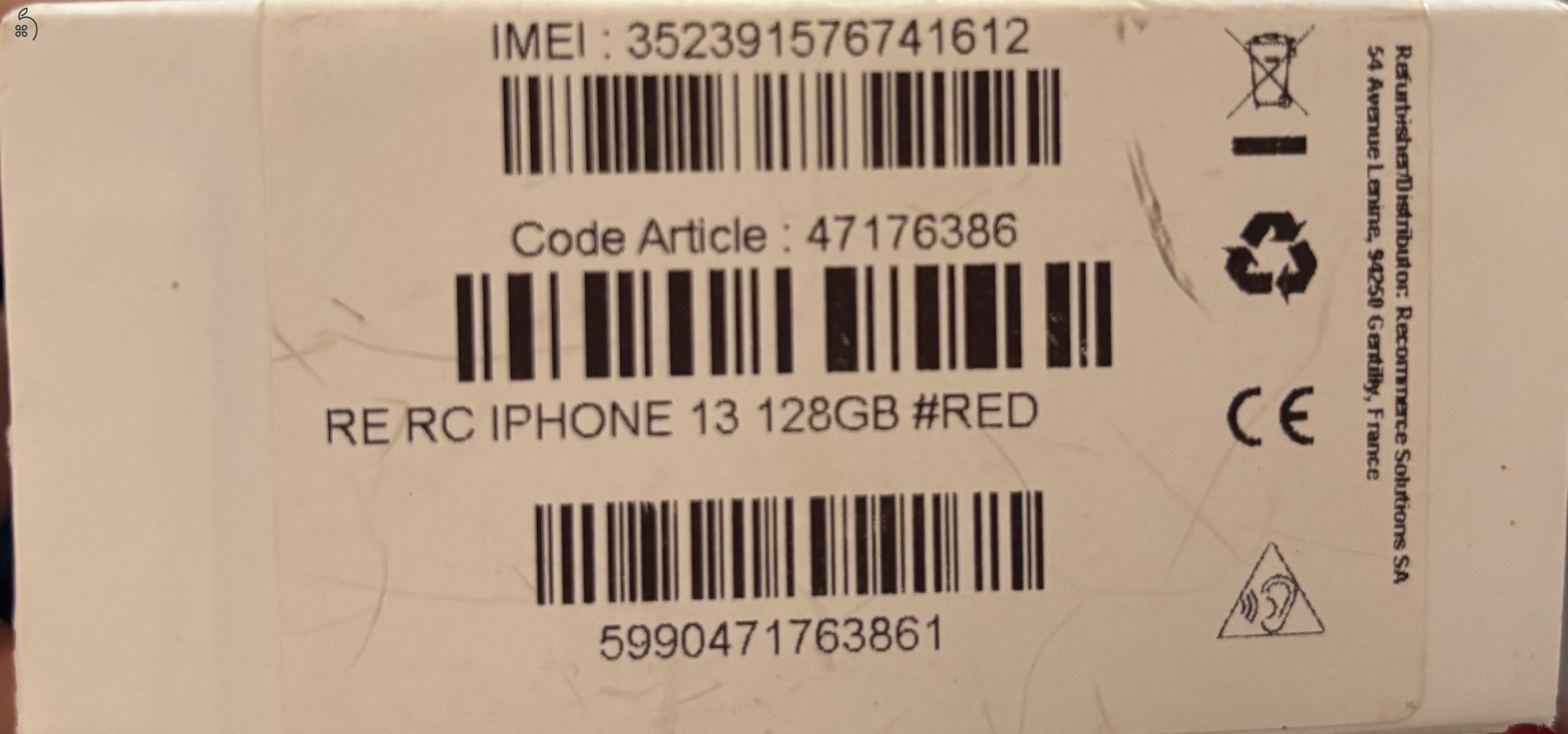 iPhone 13 128GB #RED
