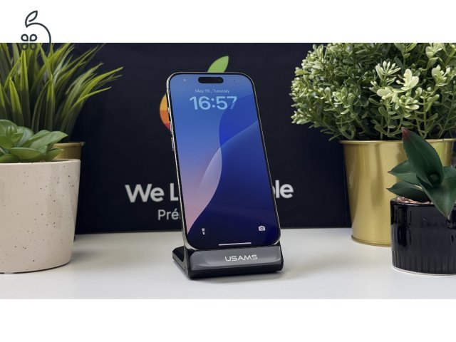 iPhone 16 Pro 128GB Natúr Titán, Független - Számla, 1ÉV Garancia