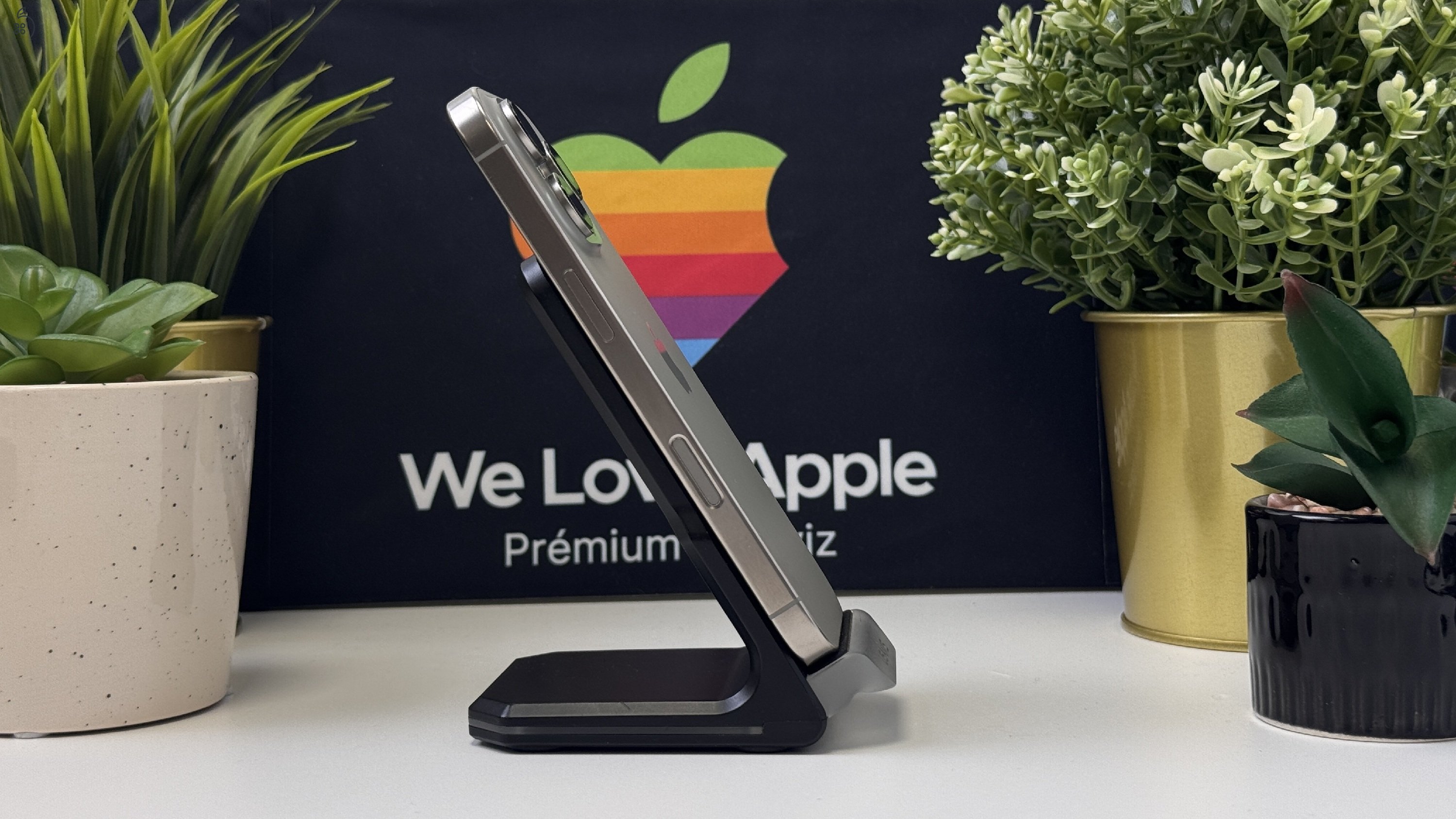 iPhone 16 Pro 128GB Natúr Titán, Független - Számla, 1ÉV Garancia