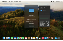 2019 Retina MacBook Air 13 / i5 1.6GHz / 8GB / 128GB SSD / Magyar / Space Gray / 84% Aksival