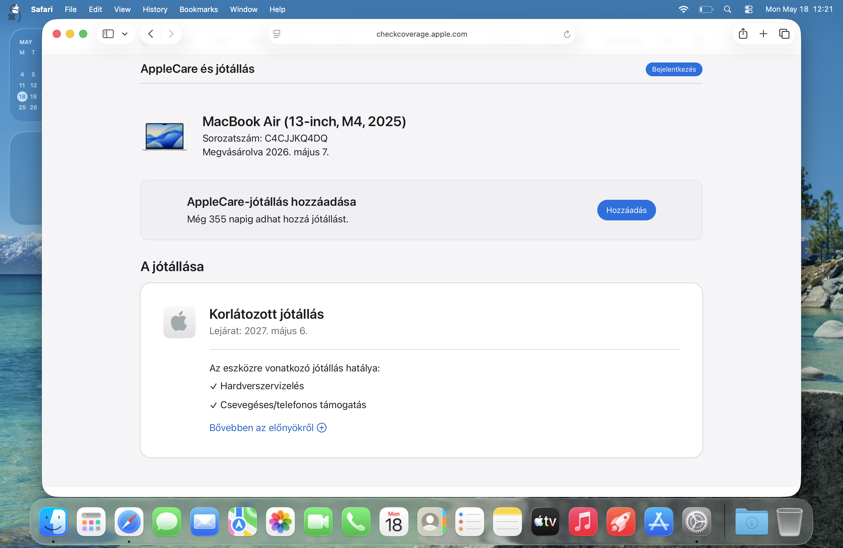 Macbook Air M4 13” 16/256GB Sky blue