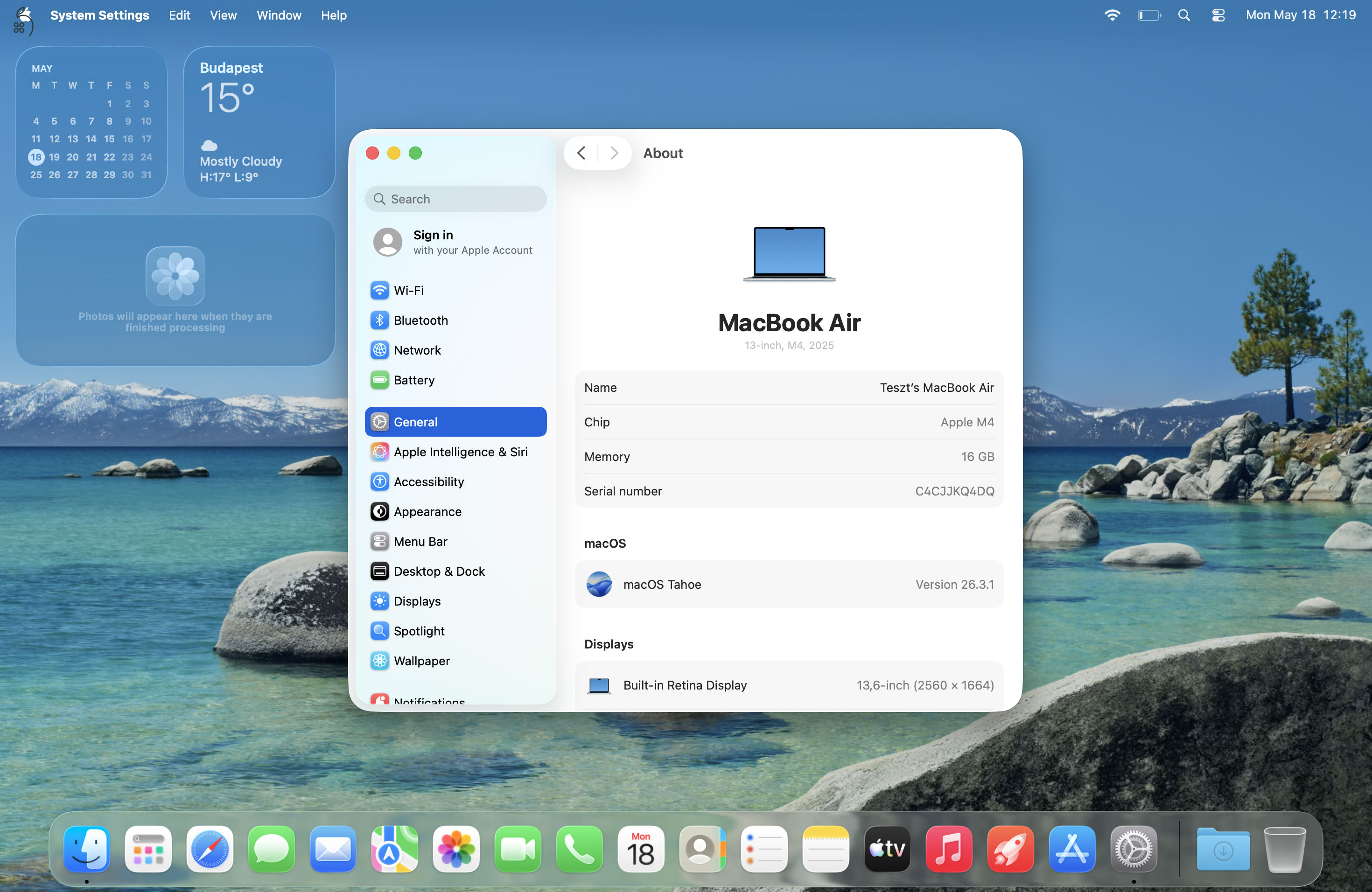 Macbook Air M4 13” 16/256GB Sky blue