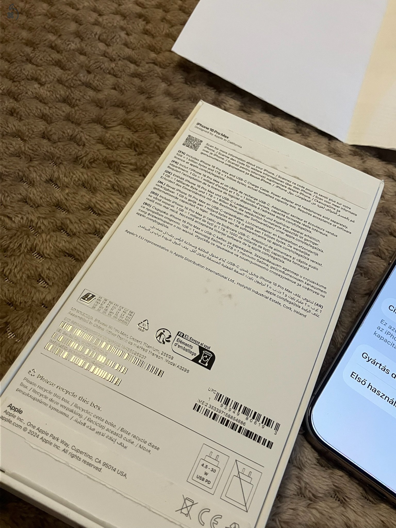 IPhone 16 Pro Max 256 GB