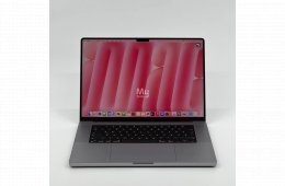 MacBook Pro 16″ 2021, M1 Pro 10 Cores, 16 GB RAM, 16 core GPU, 512 GB SSD, Space Gray 27% Áfás, (0492AB) 