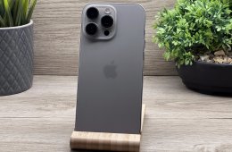 Hibátlan iPhone 16 Pro Max Natural Titanium 256GB 2 ÉV Garanciával 93%