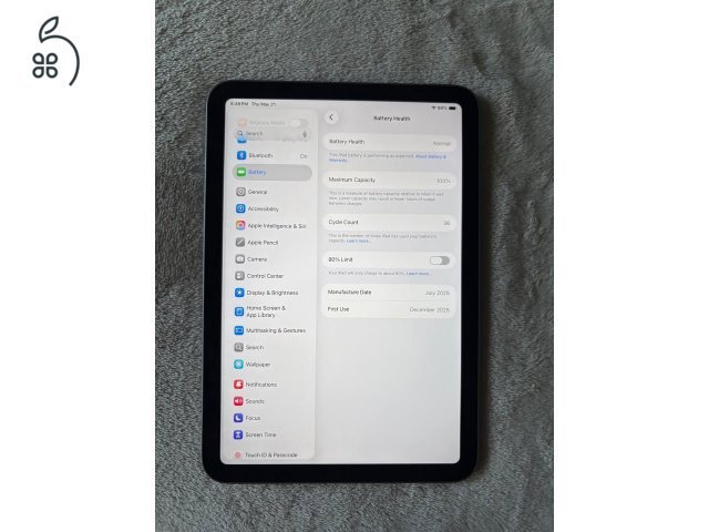 Apple iPad Mini A17 Pro – 2026-ig Garanciás, Újszerű