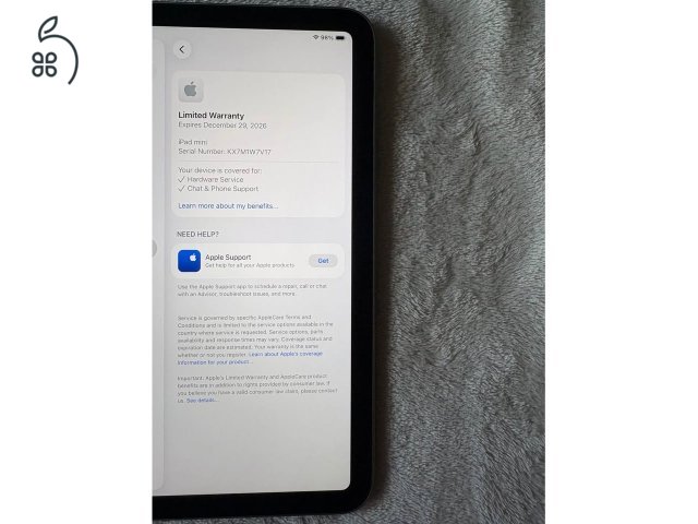 Apple iPad Mini A17 Pro – 2026-ig Garanciás, Újszerű