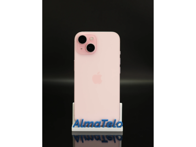 Apple iPhone 15 128 GB Pink 100% akku - 12 HÓ GARANCIA