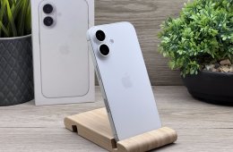 Hibátlan iPhone 16 White 128GB 2 ÉV Garanciával