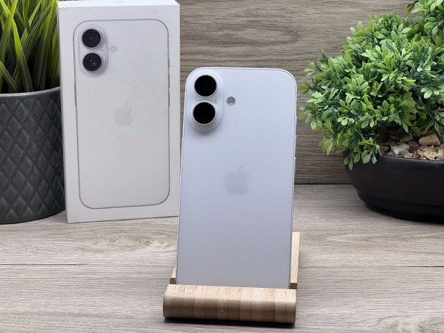 Hibátlan iPhone 16 White 128GB 2 ÉV Garanciával