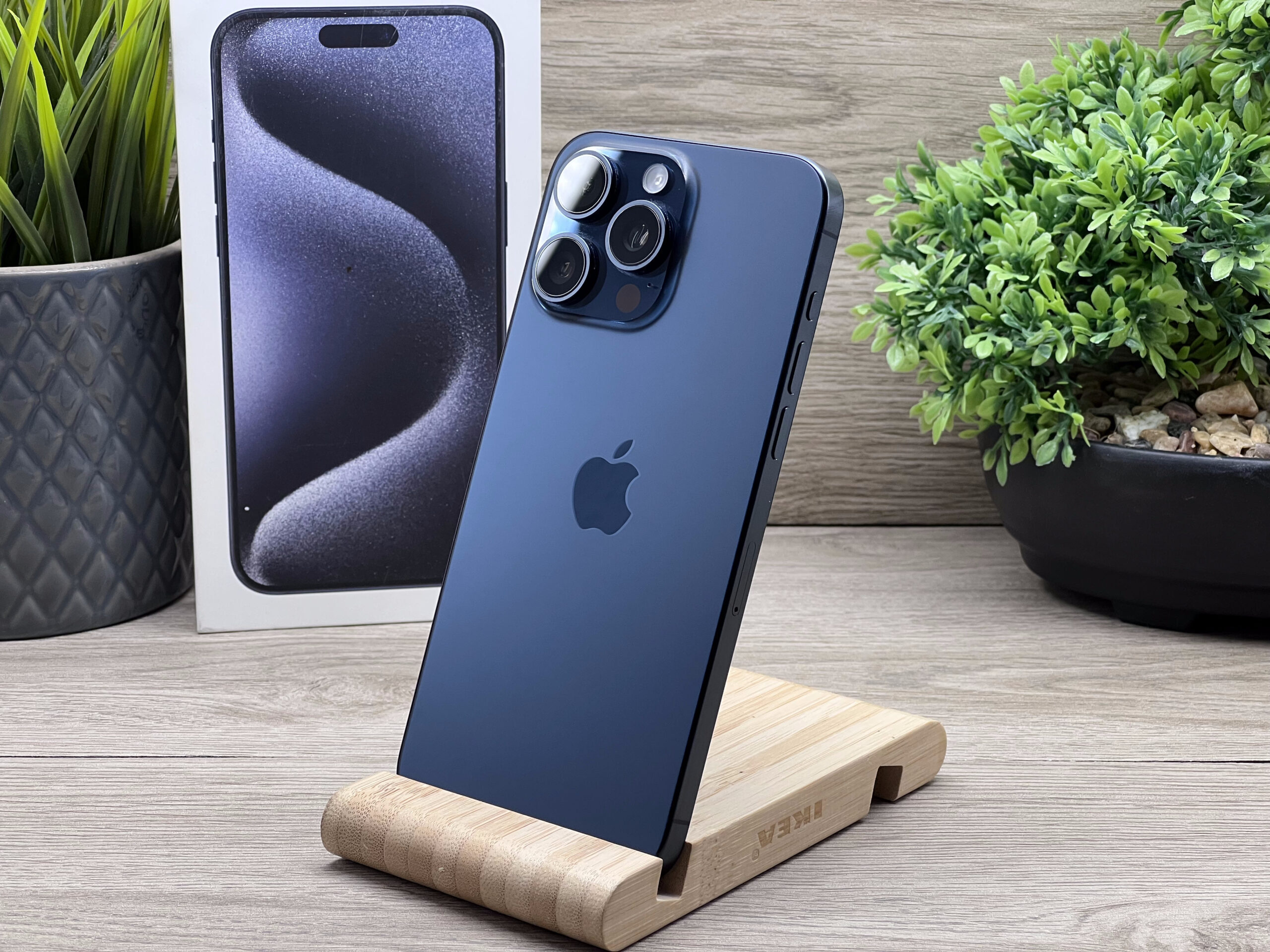iPhone 15 Pro Max Blue Titanium 256GB 2 ÉV Garanciával 90%