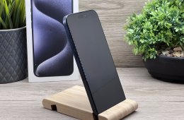 iPhone 15 Pro Max Blue Titanium 256GB 2 ÉV Garanciával 90%